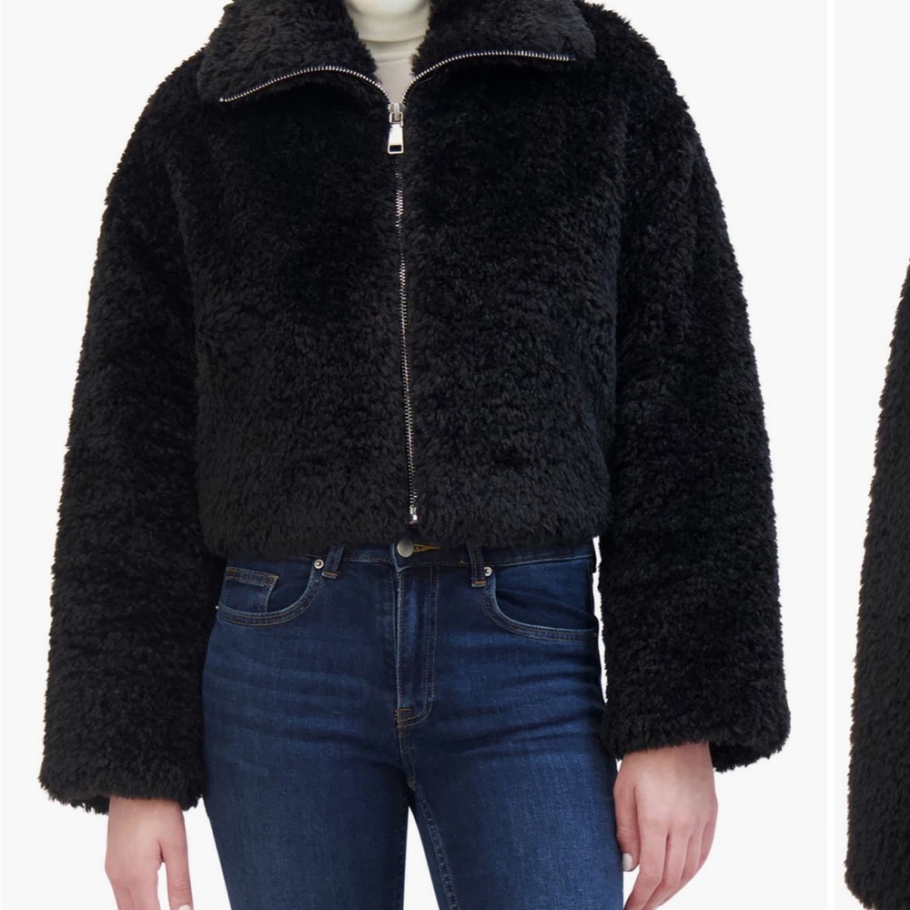 Rebecca Minkoff Faux Fur Jacket - L